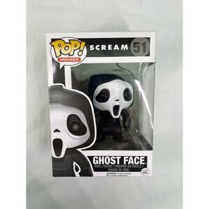New Funko Pop Movies Scream Ghost Face #51 REAL AUTHENTIC Vinyl Figure & Box